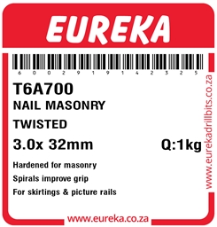 T6A700 - Masonry Twisted Nail -T6A700_Label_T